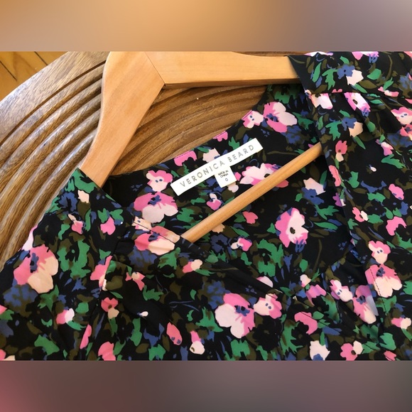 Veronica Beard floral silk mini dress - Picture 7 of 9